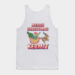 Kermit Merry Christmas Tank Top